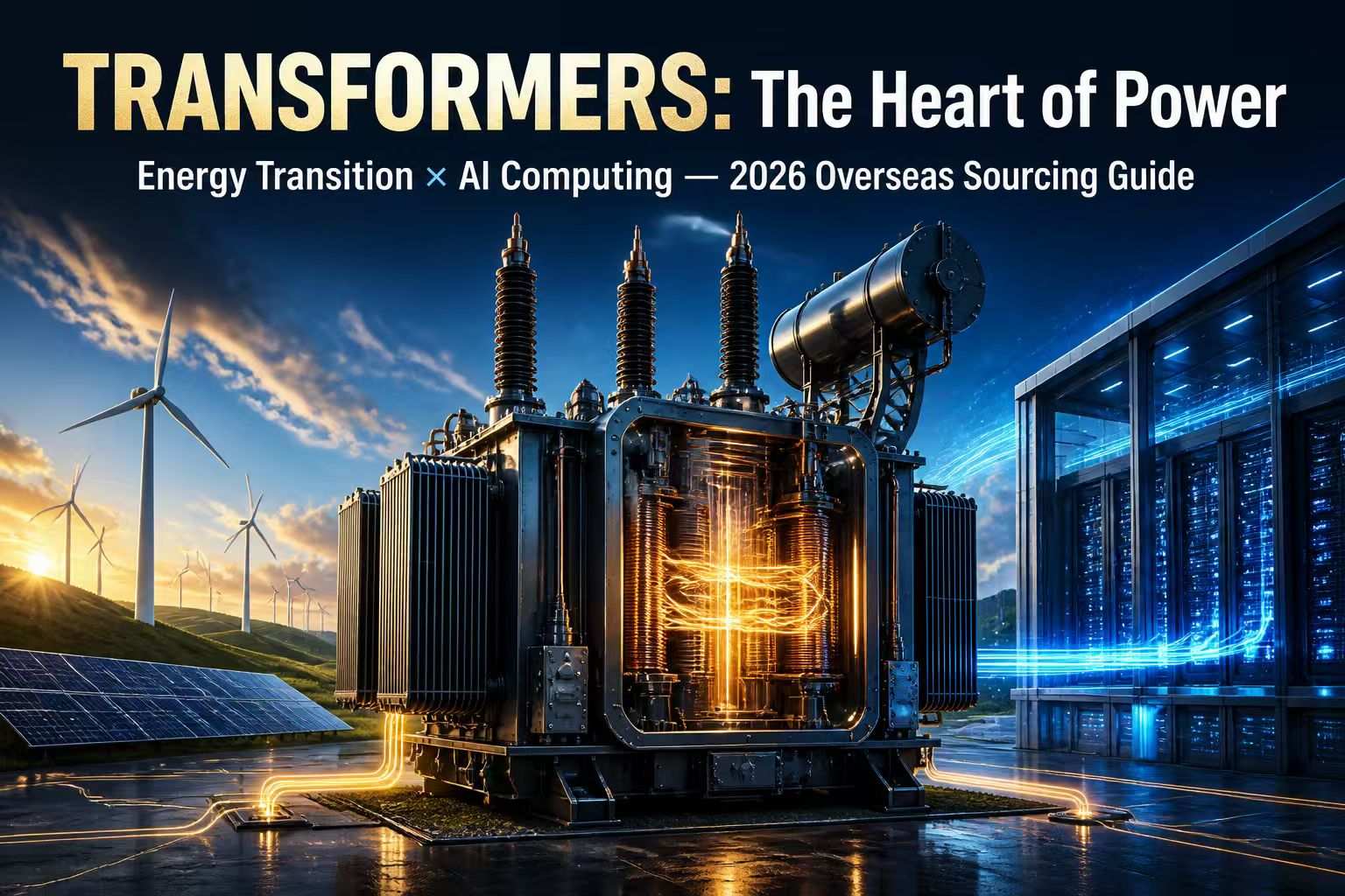 Transformatoriai: „jėgos širdis“ su dvigubomis augimo galimybėmis – energijos perėjimas ir dirbtinio intelekto bangos | 2026 m. Užjūrio viešųjų pirkimų vadovas